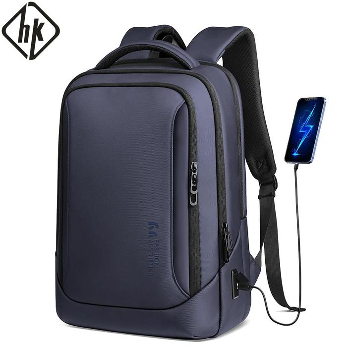 Jual HK Business Backpack Waterproof Laptop Backpack Inch USB