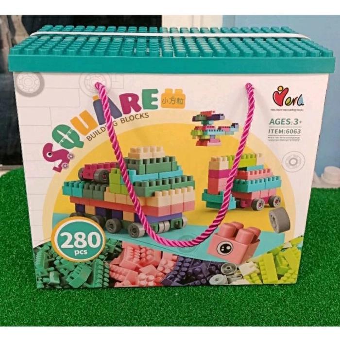 Gambar Mainan Balok Susun Bricks Anak Blok Edukasi Block Toys DIY Bahan ABS Hadiah Kado Laki Perempuan - 280 PCS dari VINTOYS_NEW undefined Tokopedia