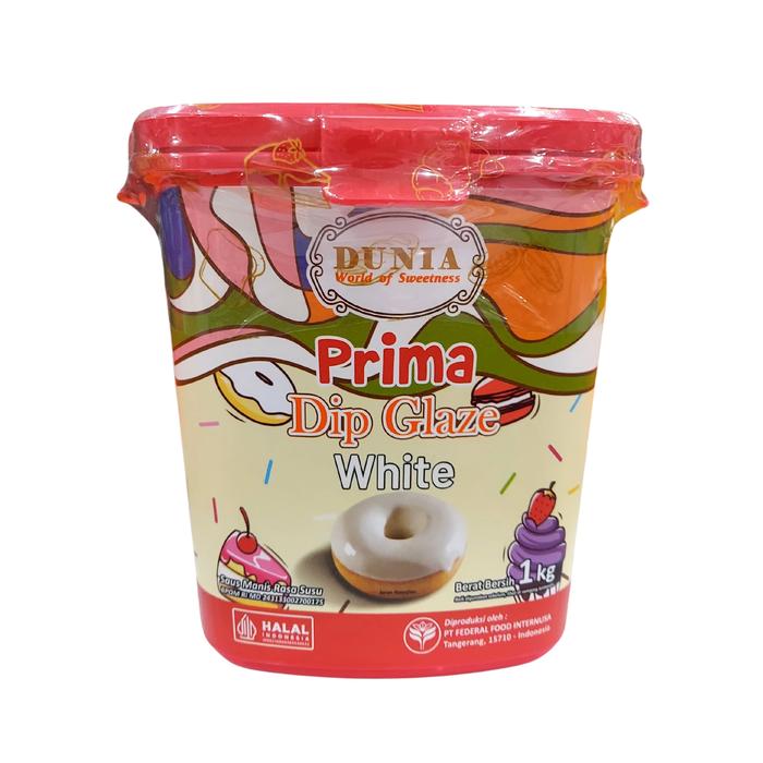Gambar Dunia Prima Dip Glaze Donat 1 Kg - Donut Topping 1Kg - White dari Intiboga undefined 4 Tokopedia