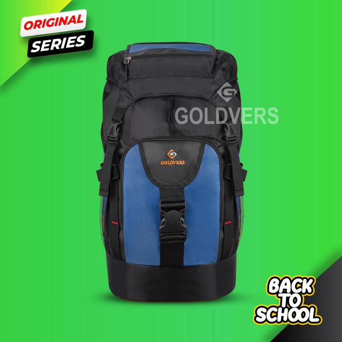 Gambar Tas Ransel Hacking Ransel Backpack Jumbo Ransel Traveling Punggung - Blue dari goldvers undefined Tokopedia
