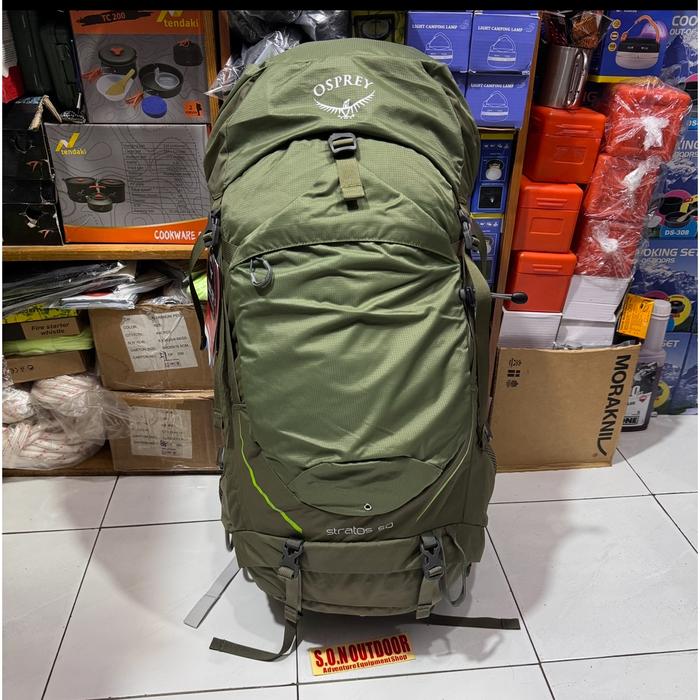 Gambar OSPREY STRATOS 50 TAG GUNUNG CARRIER ULTRALIGHT UL - Hijau dari SON OUTDOOR undefined Tokopedia