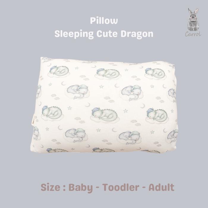 Gambar Carrol Baby Pillow Adult Size - Bantal Dewasa Tencel - Sleeping Animals Collections - Sleeping Dragon, Pillow Case dari Carrol Baby undefined Tokopedia