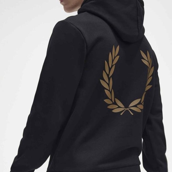 Gambar FRED PERRY FP HOODED HOODIE JACKET ORIGINAL - S dari Westgoo undefined Tokopedia