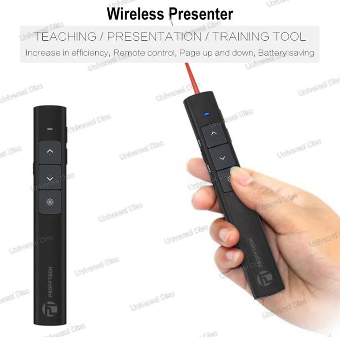 Gambar Wireless Laser Pointer PowerPoint Presenter Remote Control Clicker Presentation Pointer P300 - Laser RED dari Universal disc undefined Tokopedia