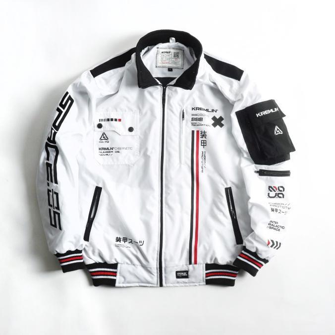 Gambar KREMLIN Bomber Jacket Space Putih - NOVA - M dari Westgoo undefined Tokopedia