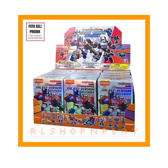 Gambar Blokees Bricks BLIND BOX Transformers Galaxy Shining Defender Version Wave 1 - 1 box 12 pcs dari rlshopandplay undefined Tokopedia
