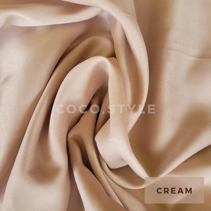 Gambar Rok Lilit Satin - Cream dari Coco Style undefined Tokopedia