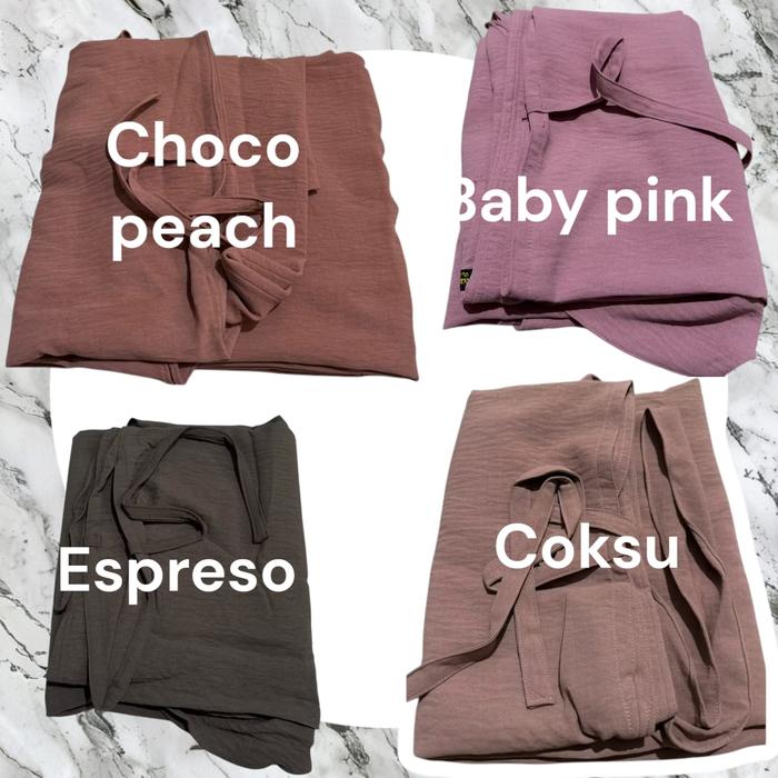 Gambar TALI JUMBO NONPAD Model Pinguin Lancip khimar,hijab syari Bahan Crinkle Air Flow Premium - expresoo dari Gazala hijab undefined Tokopedia