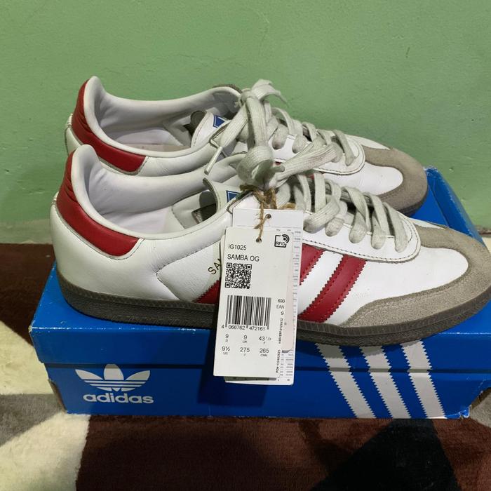 Gambar Adidas Samba OG Red size 43⅓ dari Juragan store19 undefined Tokopedia