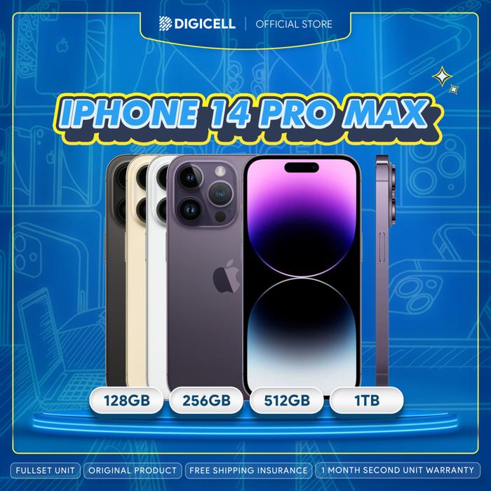 IPHONE 14 PRO MAX 128GB 256GB 512GB 1TB NEW SPACE BLACK, 128GB INTER