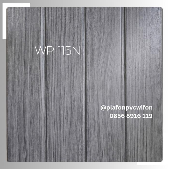 Gambar Plafon PVC WIFON Laminate WP-115 motif kayu abu-abu doff 20cm - WP-115N / nat, 6mtr dari Distributor Plafon PVC WIFON undefined Tokopedia