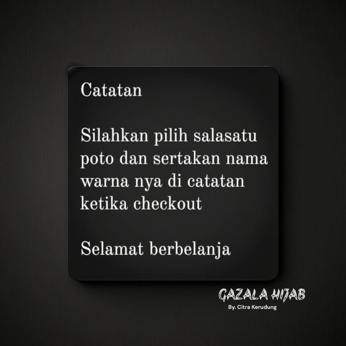 Gambar Instan Bergo Crinkle TALI NONPAD oval / Bergo Crinkle Airflow - catatan dari Gazala hijab undefined Tokopedia