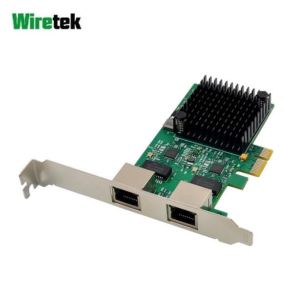 Gambar PCI-E LAN Dual-Port 2.5G Ethernet NIC RTL8125B WIRETEK dari Tokomipo1 undefined Tokopedia