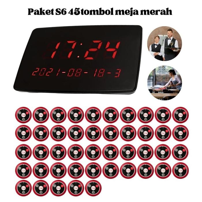 Gambar BELL TOMBOL BEL BASE LAYAR MONITOR RECEIVER TABLE MEJA RESTAURANT RESTORAN CAFE KAFE KARAOKE KTV SPA WAITER PANGGIL KARYAWAN PELAYAN RESTO SUSTER PERAWAT CALL CALLING WIRELESS PAKET ISI 45 TOMBOL BEL dari Multiplus shop undefined Tokopedia