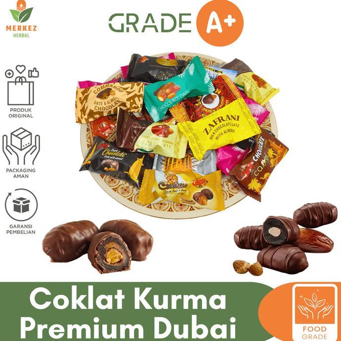 Gambar Coklat Kurma Almond Arab Dubai Asli Mix 1Kg Lebaran Oleh2 Haji Umroh - 1 kg dari KreasiKriuk02 undefined 5 Tokopedia