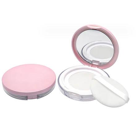 Gambar Wadah Bedak Tabur Travel Portabel | Tempat Bedak Tabur Dengan Cermin Tempat Powder Free Puff - Merah Muda dari Herbal Indonesia Amanah undefined Tokopedia