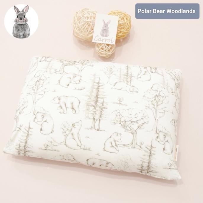 Gambar Carrol Baby Pillow Toodler Size- Bantal Kepala Toodler Tencel- Little Girls And Woodlands Animals Collections - Bear Woodlands, Pillow+Case dari Safiyya Store01 undefined Tokopedia