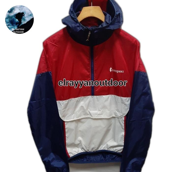 Gambar COTOPAXI TECA HALF ZIP WINDBREAKER JACKET MENS RED/WHITE/NAVY dari EL RAYYAN ONLINE SHOOP undefined Tokopedia