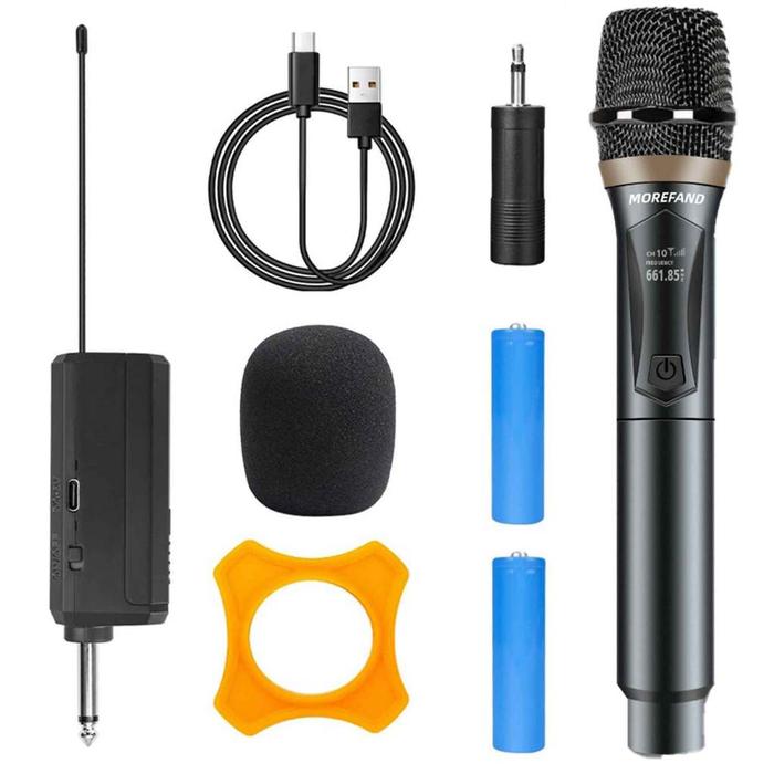 Gambar mic wireless 108 / 308 mikrofon nirkabelisi ulang mikrofon genggam penyebaranUHF Pasang dan mainkan PeralatanBernyanyi Peralatan Audio Suara yang kuat Mikrofon profesional - 108V1-S GRAY dari Z ELECTRONIC undefined Tokopedia