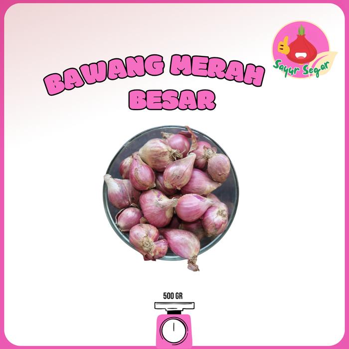 Gambar bawang merah super Besar 1kg - 500 gr dari BawangBagus undefined Tokopedia