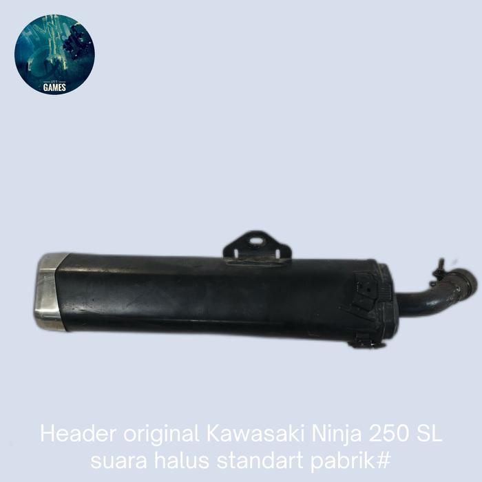 Gambar silincer knalpot Kawasaki ninja 250 mono ORIGINAL dari HVV GAMES undefined Tokopedia