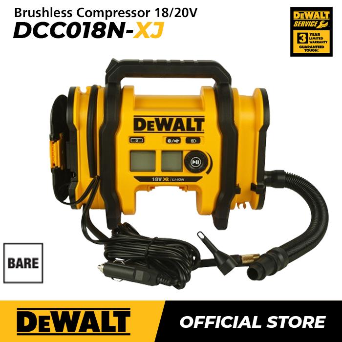 Gambar Dewalt Brushless Inflator (Compressor) / Pompa Angin Baterai 18/20V Max 11Bar DCC018N-XJ (Unit Only) - DCC018N-XJ Only dari Dewalt ID undefined Tokopedia