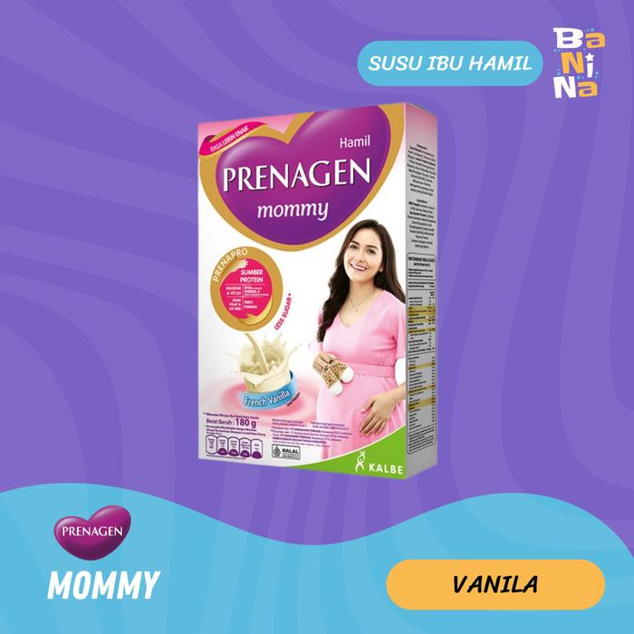 Gambar Prenagen Mommy Stroberi, Cokelat, Vanila 360g Susu untuk Ibu Hamil - Vanila dari Banina Mom &amp; Kids Garut undefined Tokopedia
