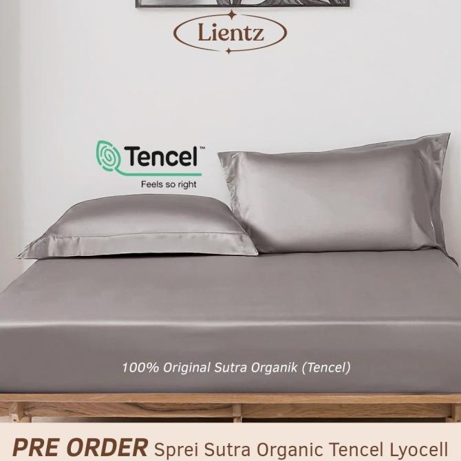 Gambar Sprei Sutra Organic Tencel - Premium Bed Sheet Tencel By Lientz #Gratisongkir - SPREI SAJA, 180x200 dari qeena store24 undefined Tokopedia