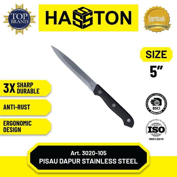 Gambar Hasston Pisau Dapur Multifungsi / Chef Knife (3020-104) - 5 inch dari Hasston Tools undefined Tokopedia