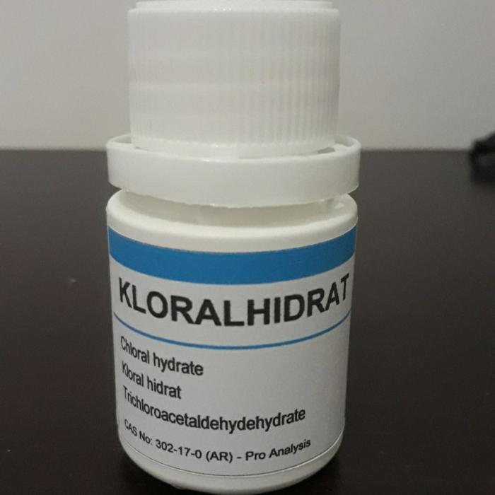 Gambar Kloral Hidrat / Chloral Hydrate (50 GRAM) for Farmakognosi & Microscopy Laboratorium - Kloralhidrat 50 gr - 1 botol x 50 gr dari Labtronix undefined Tokopedia