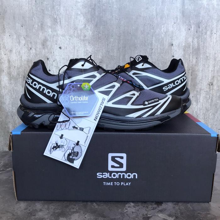 Gambar SEPATU SALOMON XT-6 GORE TEX BLACK LUNAR ROCK ORIGINAL BNIB - BLACK UNAR ROCK, 40 dari DIKSTYLESTORE undefined Tokopedia