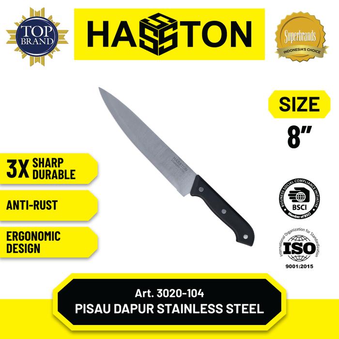 Gambar Hasston Pisau Dapur Multifungsi / Chef Knife (3020-104) - 8 inch dari Hasston Tools undefined Tokopedia