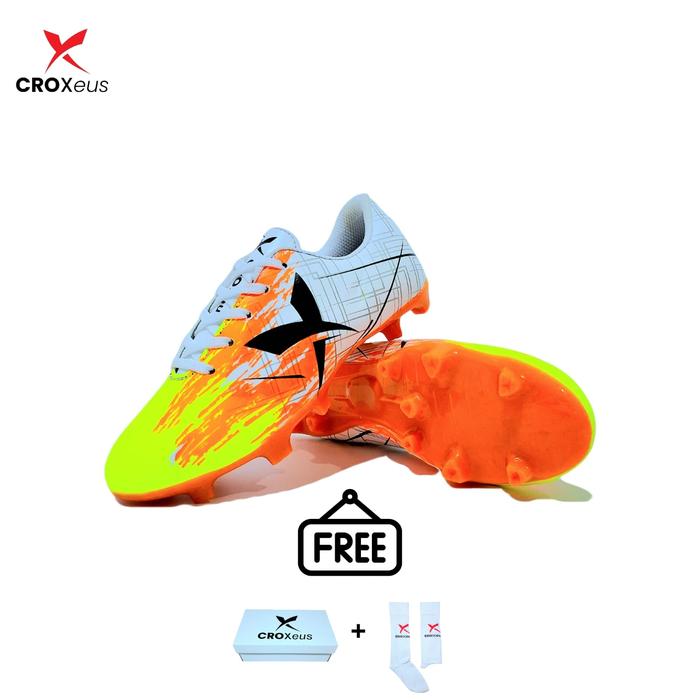 Gambar Croxeus - Sepatu Sepak Bola Anak / Baby Size 28-32 Bonus Kaos kaki Outdoor Sport Boots - Orange CRX 2SET, 28 dari Croxeus Official Store_NEW Kab. Bandung Tokopedia
