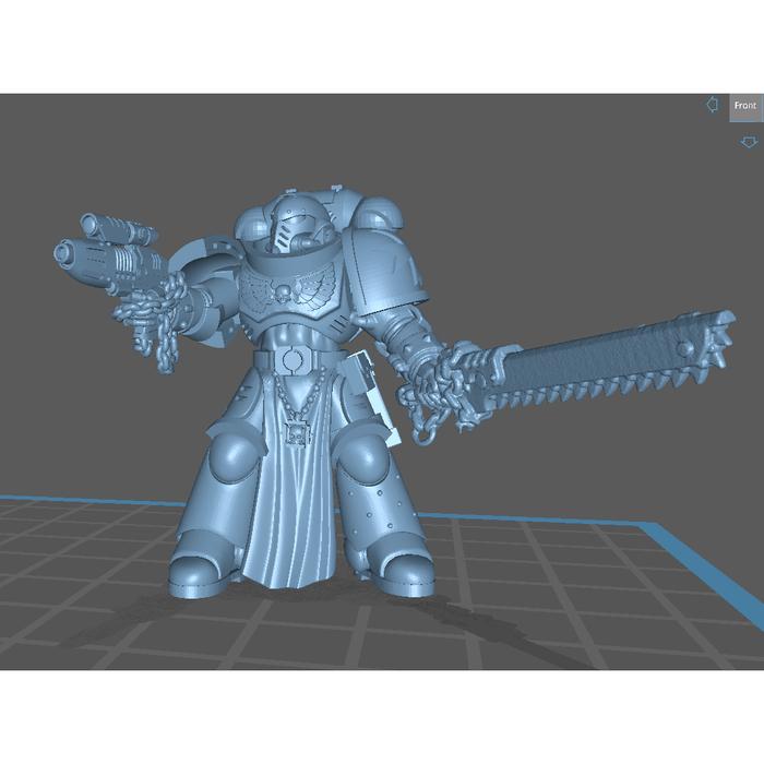 Gambar Warhammer 40k Black templar space marine primaris proxy custom 3dprint - varian1 dari Dlitz Shop undefined 4 Tokopedia