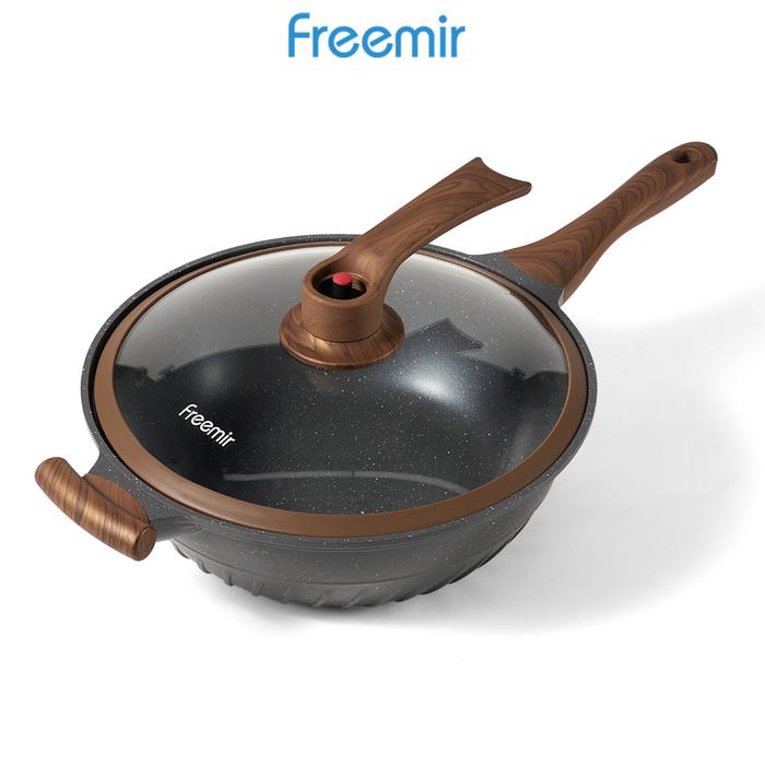 Gambar freemir Vya Wajan Presto Micro Pressure 32 cm 4.8L with Germany Coating Teflon Presto - Hitam dari freemir Jabodetabek undefined Tokopedia