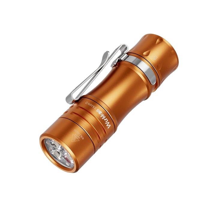 Gambar Wurkkos TS10 V2 14500 Powerful Mini EDC Flashlight with 3* 90 CRI LEDs and 3* RGB Aux LEDs  Anduril 2.0, Max 1400 Lumens Senter Flashlight - Copper dari Sky Electronics Tokopedia undefined Tokopedia