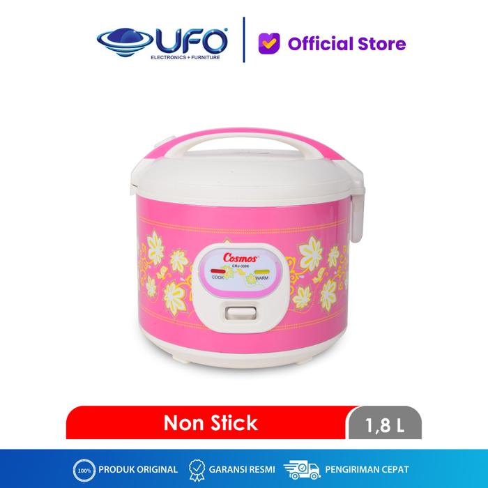 Gambar Cosmos Rice Cooker 1.8 L CRJ-3306 | CRJ3306 dari UFO ELEKTRONIKA JABODETABEK undefined Tokopedia
