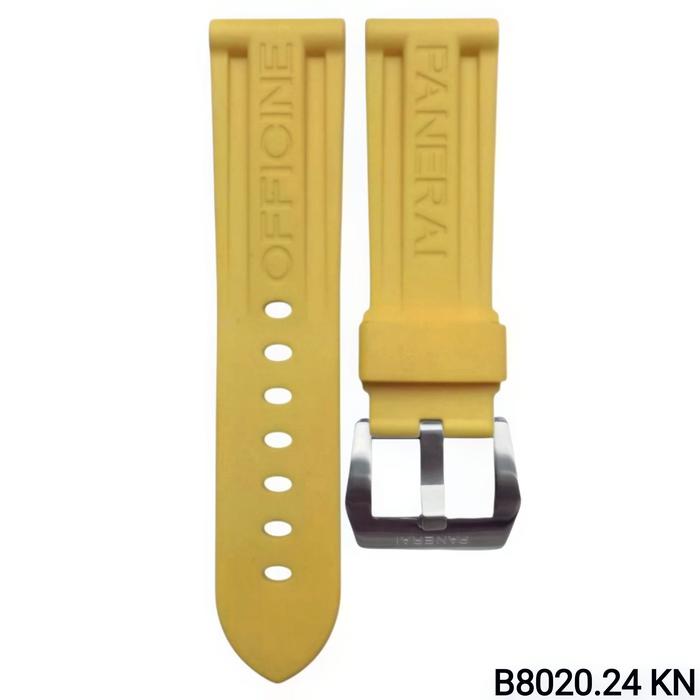 Gambar Tali Jam Tangan 24 MM - Replecement Strap Rubber PAM Engrave 8020.24 - B Kuning dari Watch Band N strap undefined Tokopedia