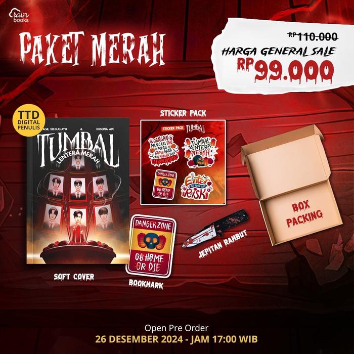 Gambar Buku Novel Horor Tumbal Lentera Merah - Agil Sri Rahayu & Kusdina Ain - Rainbooks - Bumifiksi - Dipesan 26 Des - MERAH dari Bumi Fiksi Makassar Kota Makassar Tokopedia