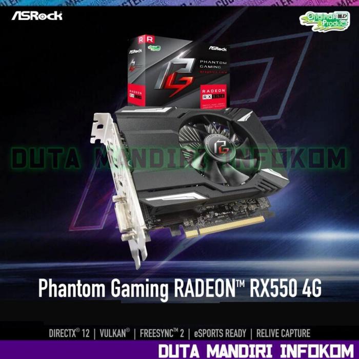 Asrock Phantom Gaming Rx 550 Dx12 Promo ASRock Phantom Gaming