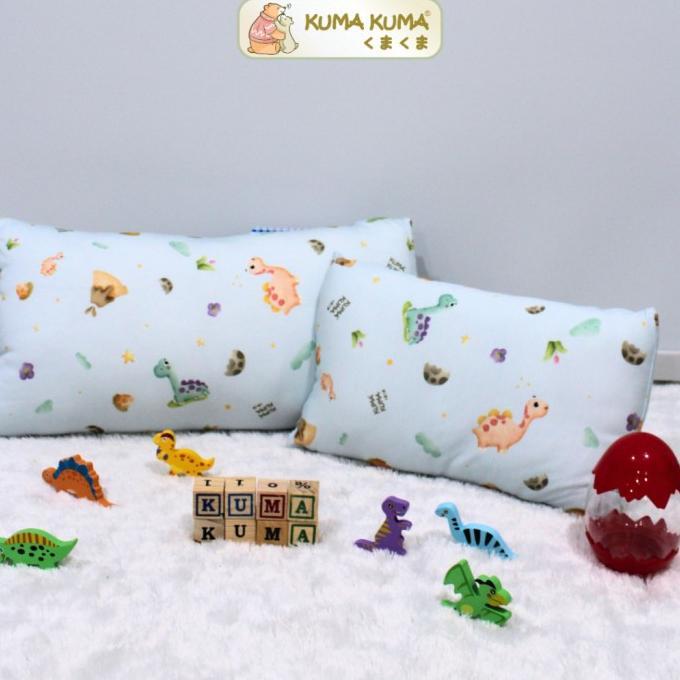 Gambar KUMA KUMA - Pillow Tencel New Arrival Pattern | Bantal Kepala Bayi - Dinosaur, L dari Ghanimstore21 undefined Tokopedia