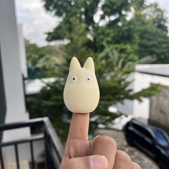 Gambar MINI MASCOT STUDIO GHIBLI - TOTORO PUTIH dari Jastipnyakakak undefined Tokopedia