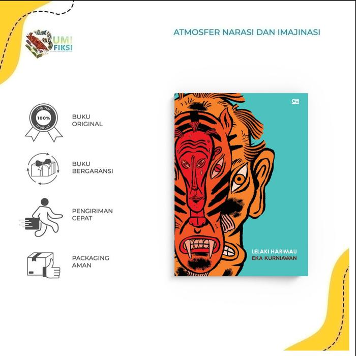 Gambar Buku Novel - LELAKI HARIMAU (HC) By Eka Kurniawan - Bumi Fiksi dari Bumifiksimedan001 undefined Tokopedia