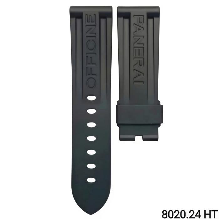 Gambar Tali Jam Tangan 24 MM - Replecement Strap Rubber PAM Engrave 8020.24 - Hitam dari Watch Band N strap undefined Tokopedia
