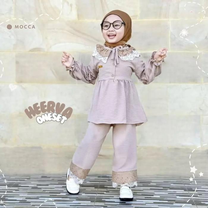 Gambar Baju Muslim Anak Wanita Shakira Syar'i Gamis Anak Hijab 6 - 7 th - Mocca, M dari Grosir Pakaian Wanita Bandung undefined 5 Tokopedia