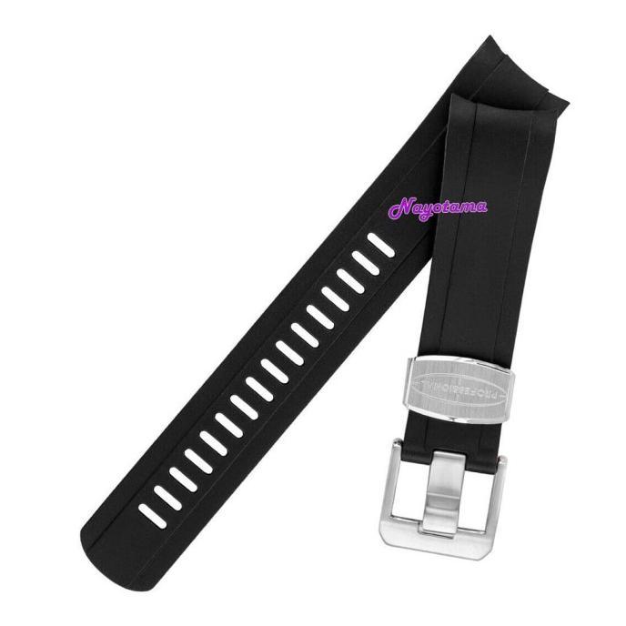 Jual Crafter Blue Cb10 Rubber Strap Hitam-Merah For Seiko 5Kx