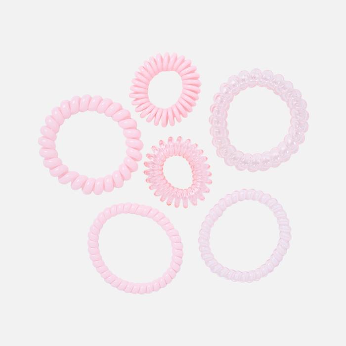 Gambar Stroberi Cable Color & Motif Hair Tie Set - Mix Pink dari Stroberi Accessories undefined Tokopedia