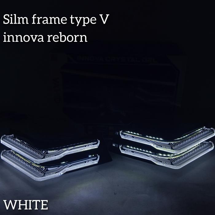 Gambar slim frame innova reborn type G/V custom 5D wehrles blutooth RGB-white - type V white dari tomi light undefined Tokopedia