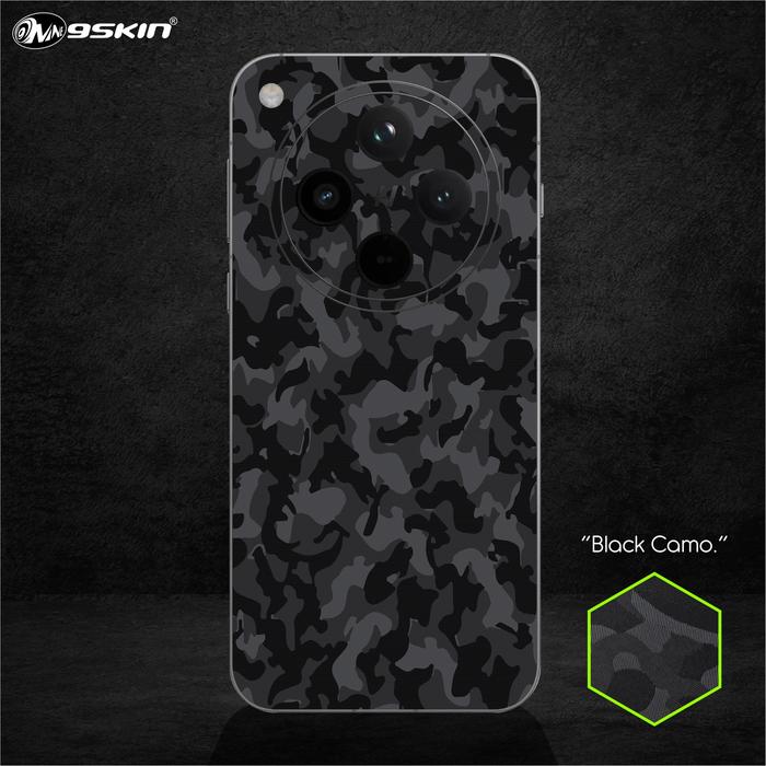 Gambar 9skin Oppo Find X8 Back Case Skin Custom Carbon Leather Special Texture - Black Army, Back Only dari 9SKIN Premium undefined Tokopedia