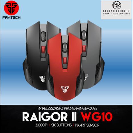 Gambar FANTECH MOUSE WIRELESS GAMING RAIGOR II WG10 BLACK - BLACK dari LEGEND.ELTRO.ID undefined Tokopedia